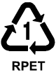Symbol for recycled PET