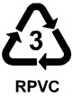 Symbol for recycled PVC