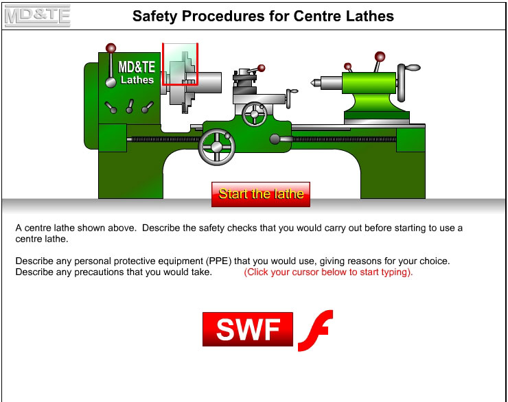 Safety Exercise Safety Checks And Procedures For A Centre Lathe