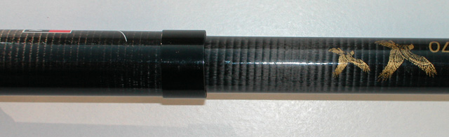 Filament winding process was used to create this fishing rod