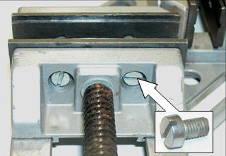 Mitre clamp detail