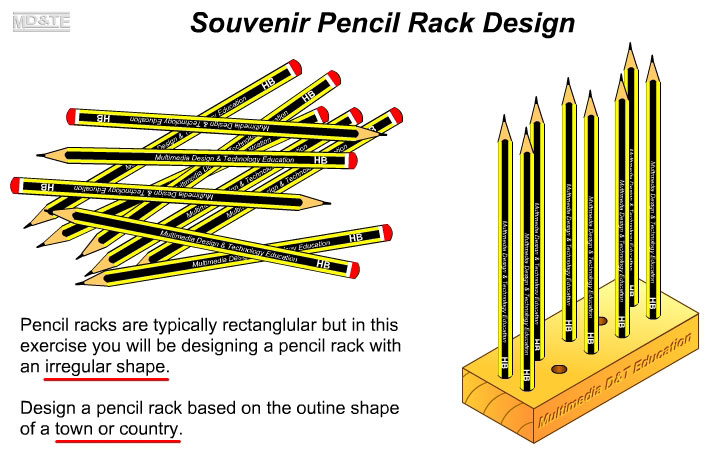 Souvenir penci rack designl