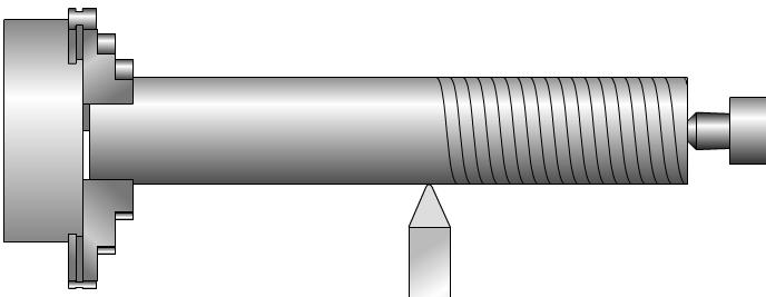 Screw cutting on a lathe