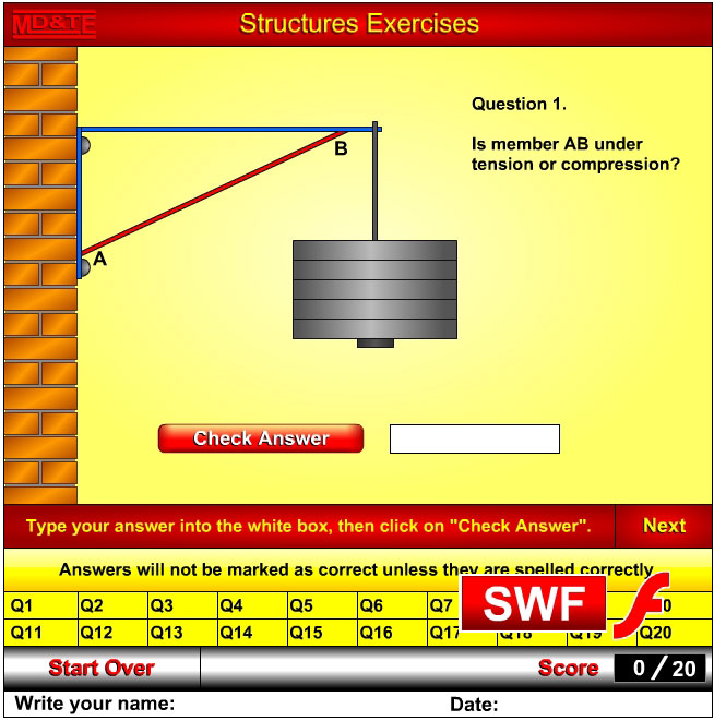 Link to Structures Exercises animation