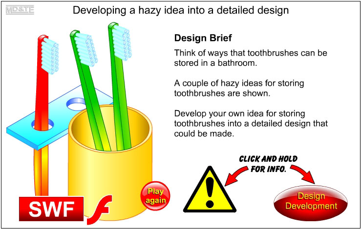 Toothbrush rack design