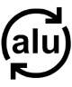 Recycling symbol for aluminium